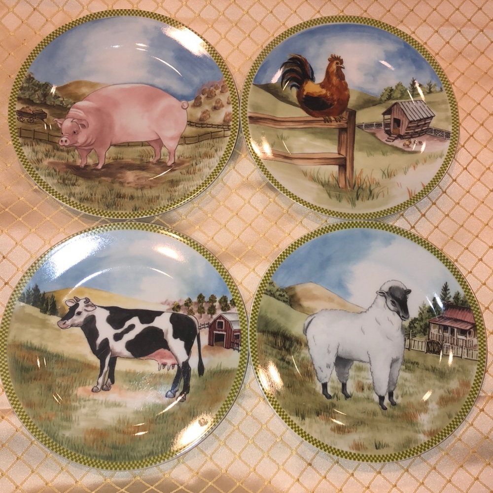 American Atelier Ol' McDonald P Collector Plates